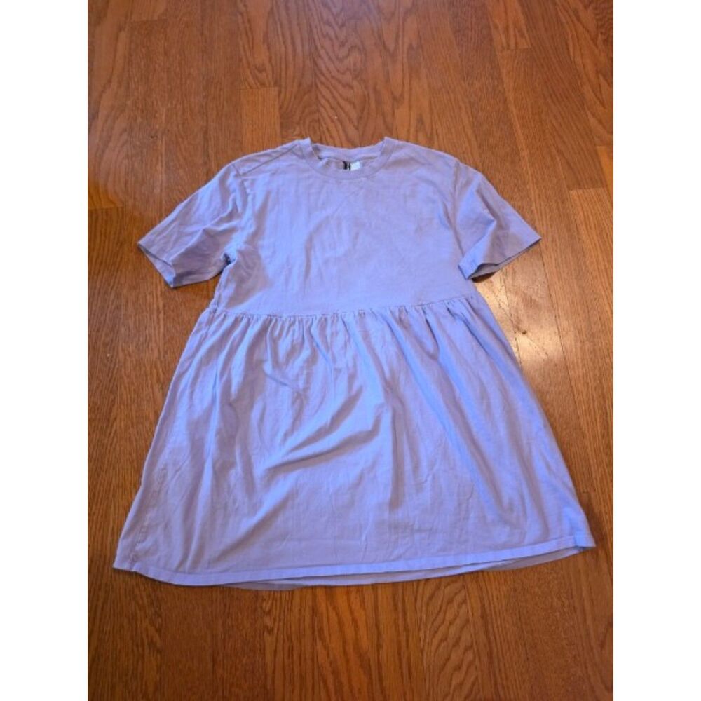 H&M Lavender Purple Babydoll T-Shirt Dress
